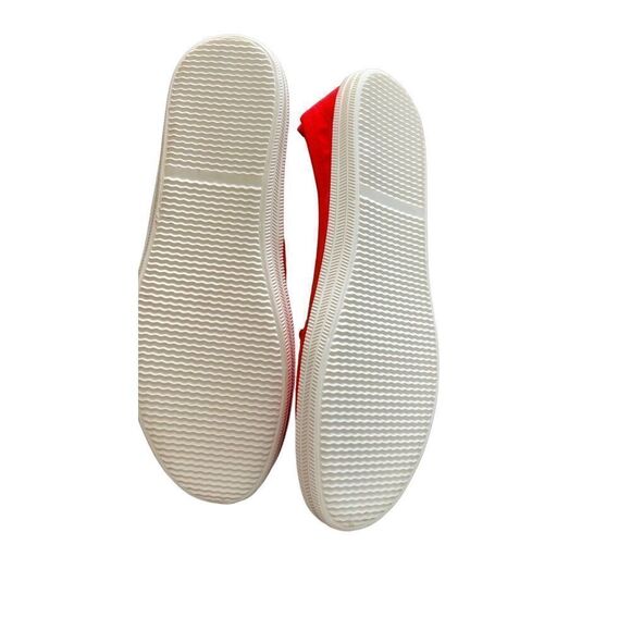 H&M red flat sneakers size 8.5 - Picture 8 of 9